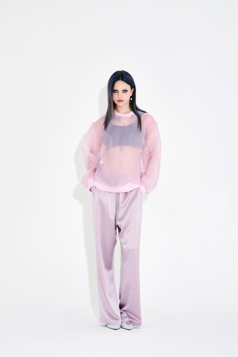 Organza M2M Blouse - Lavender