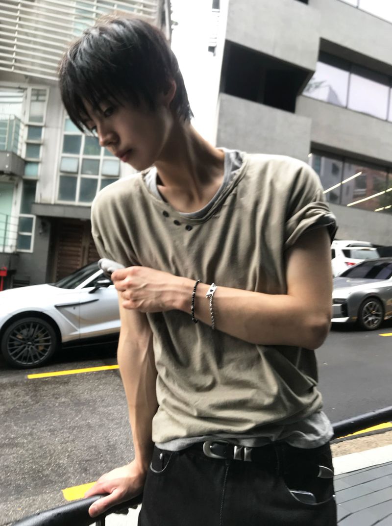Washed Henley Tee