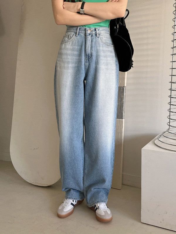 SHOPPERLAND(ショッパーランド)の「Hip Cat Brush Washed Wide Denim Pants(Pants)」