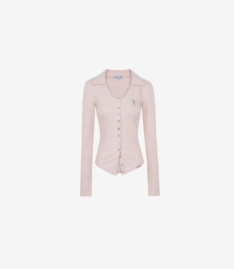 NEWALRIN Classic Button Shirt Top