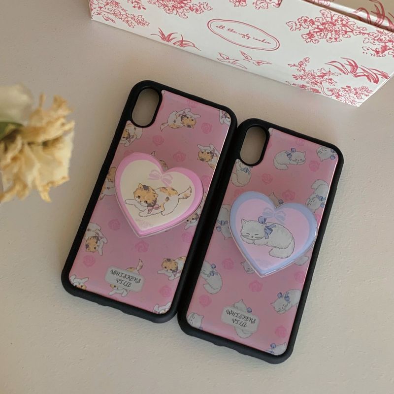 [MADE]Rose Cat Epoxy Case (Yellow Cat)