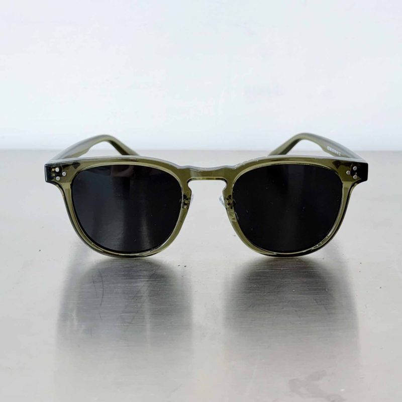 Olive Transparent Sunglasses