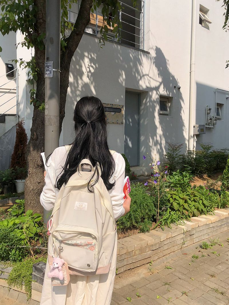 Bon voyage backpack_vintage rose