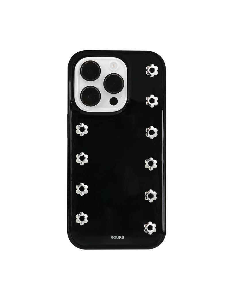 ROURS(ラウォルズ)の「daisy line stud case (black)(Smartphone Accessories)」
