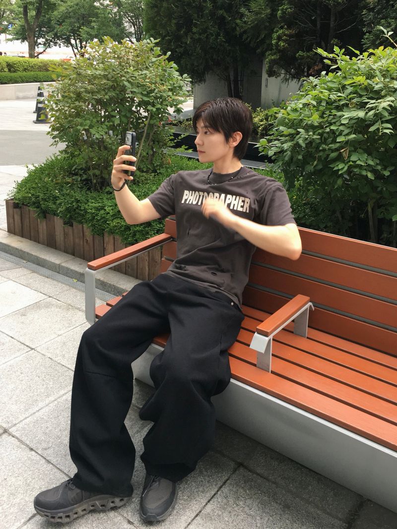 Diato Curved Dart Cotton Pants 5C