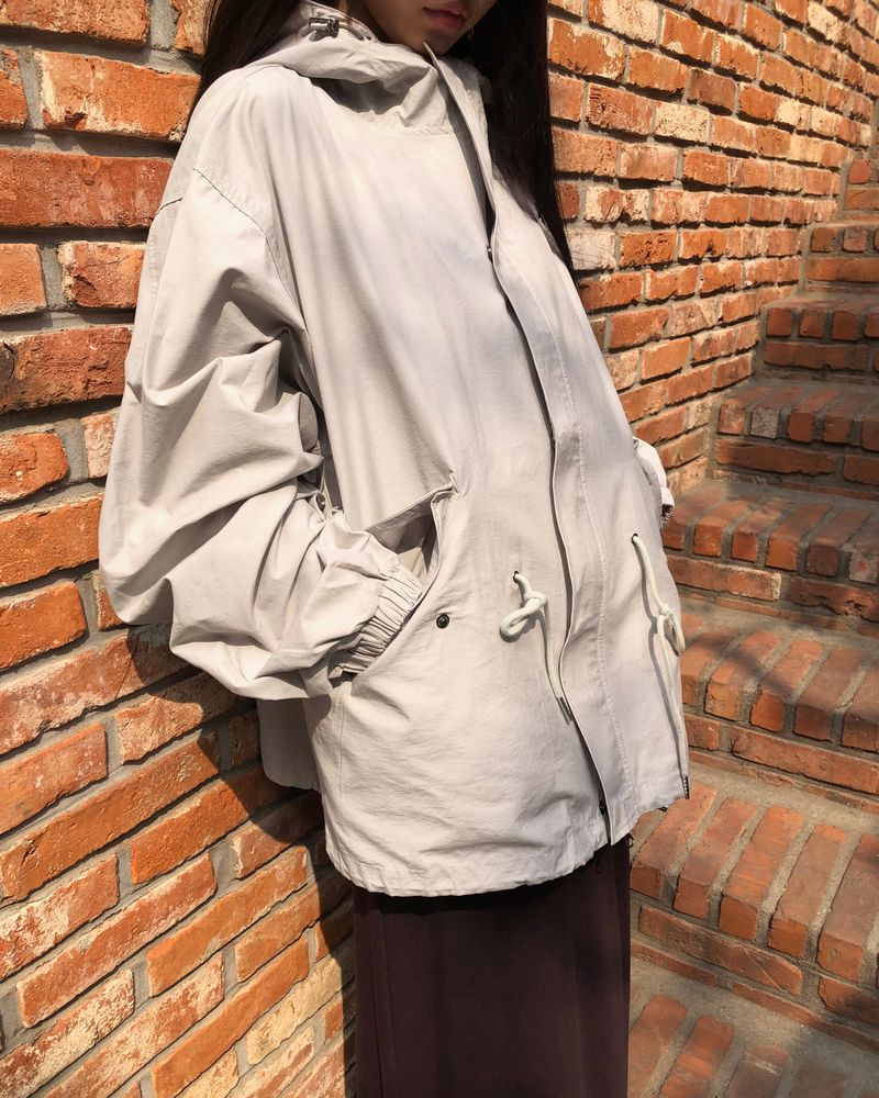WONDER WONDER(ワンダーワンダー)の「Rogen Hooded Drawstring Field Jacket(Jackets/Outerwear)」