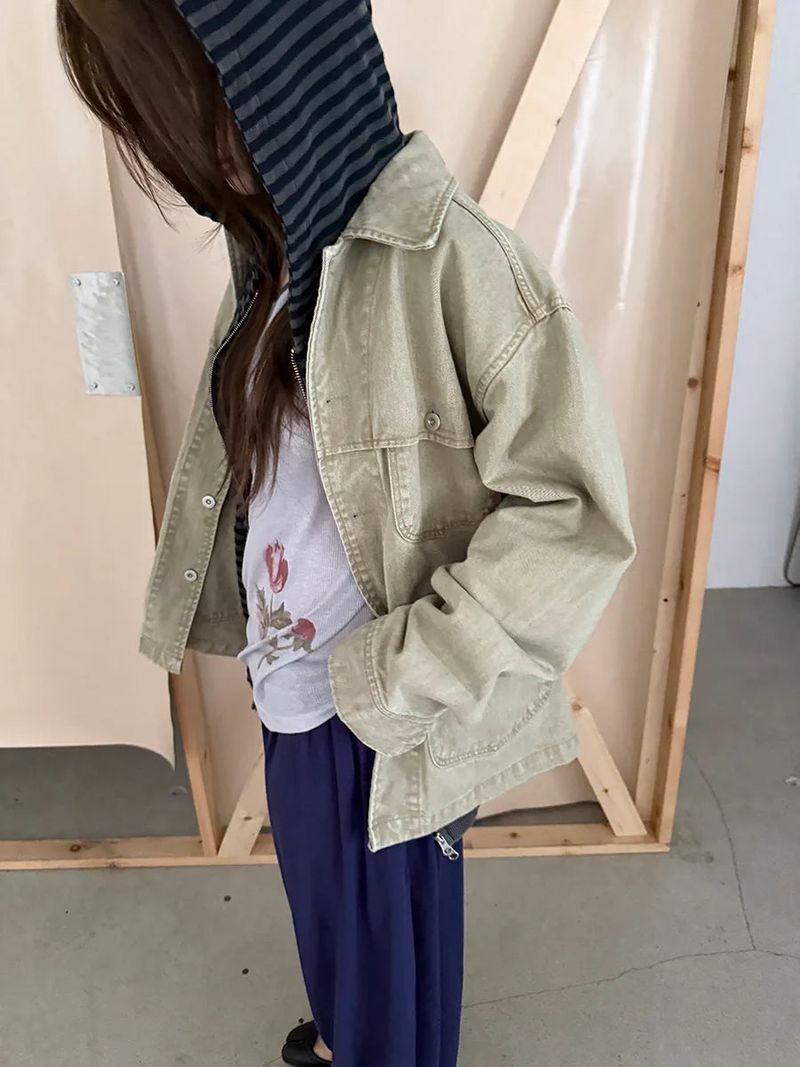 vintage washing work jacket
