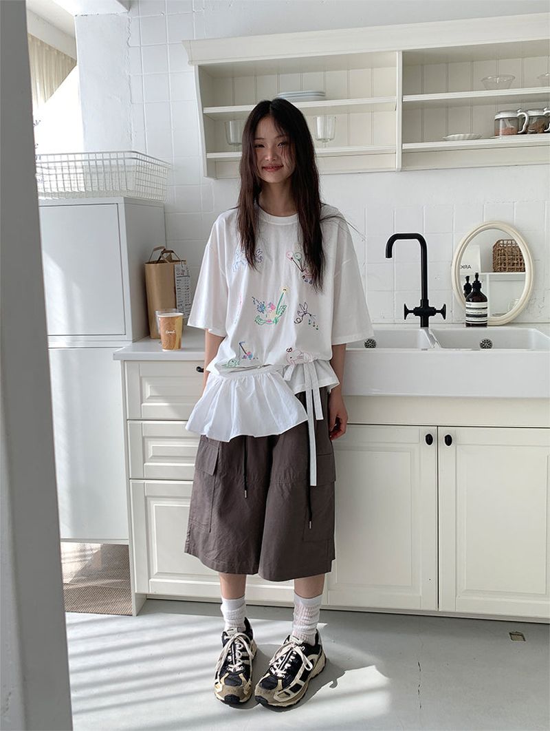 LIGHT CARGO BERMUDA PANTS (3C)