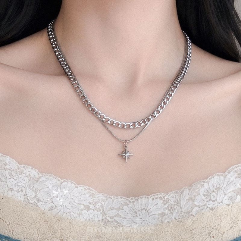 moanother（モノアザー）の「[S.Steel]アフター グロウ ネックレス（アクセサリー）」