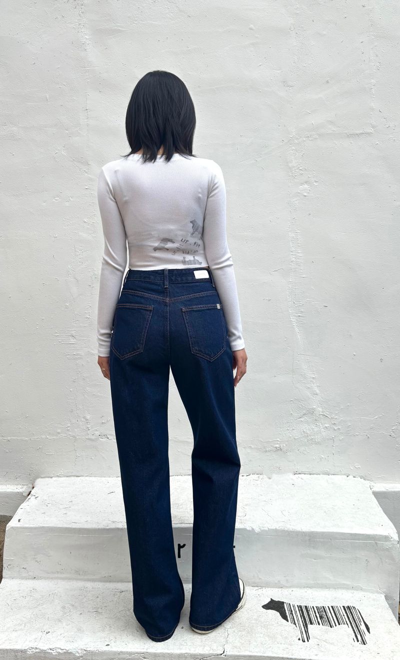 DARK BLUE CLASSIC DENIM PANTS code 18316