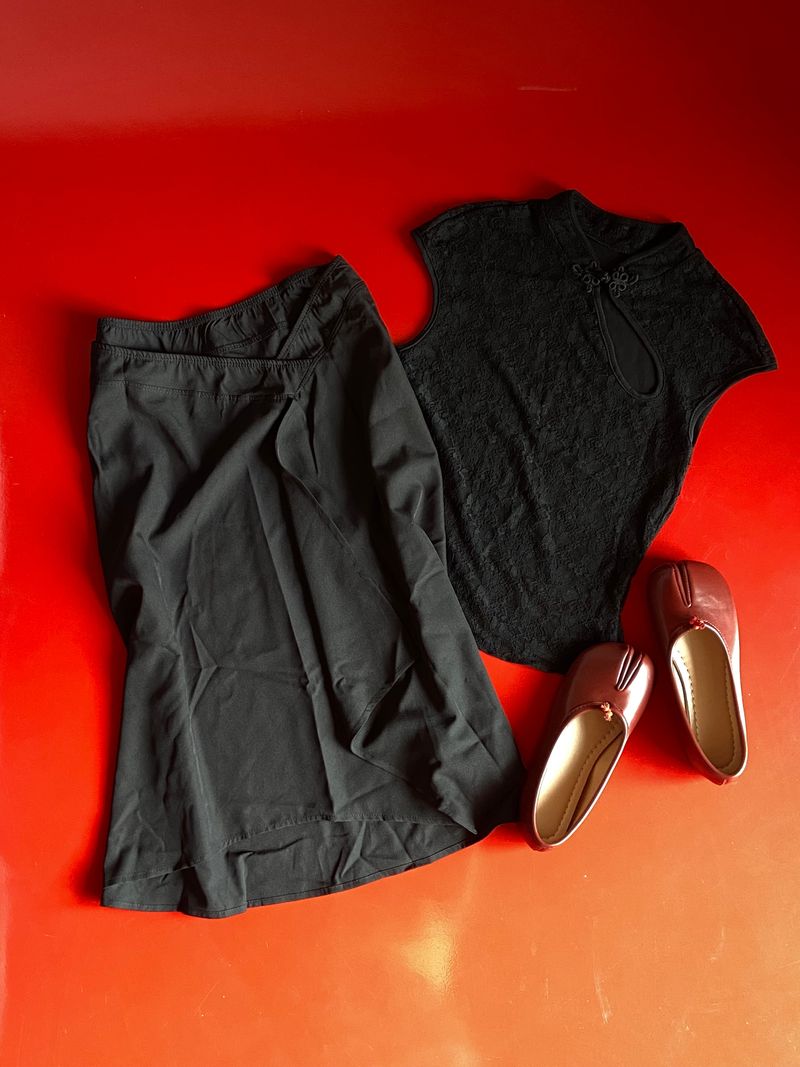 VOLT MIDI SKIRT / VOLT ミディスカート ( SKIRT ONLY ) ( 1 PCS )