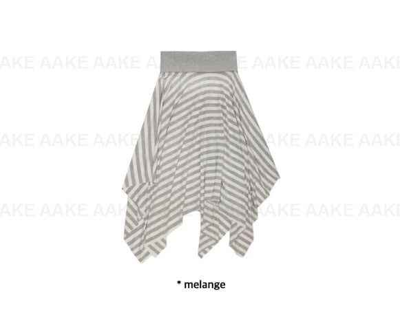 SWAY STRIPE UNBAL SKIRT