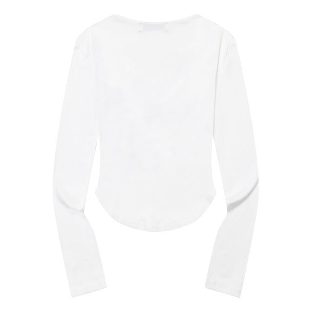 SAHARA LEOPARD CROSS U-NECK LONG SLEEVE T (2Color)