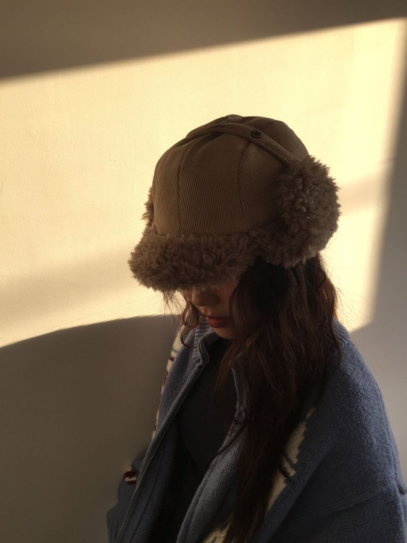 Reversible Boucle Trapper Hat (2 Colors)