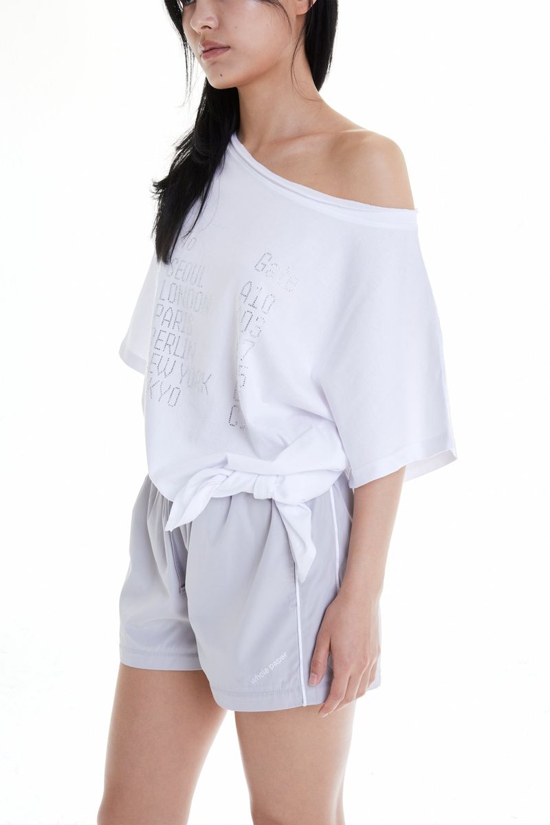 DEPARTURE CUBIC UNBALANCED TOP (WHITE)