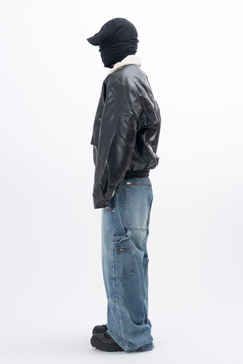 Corinne Mink Fur Leather Jumper