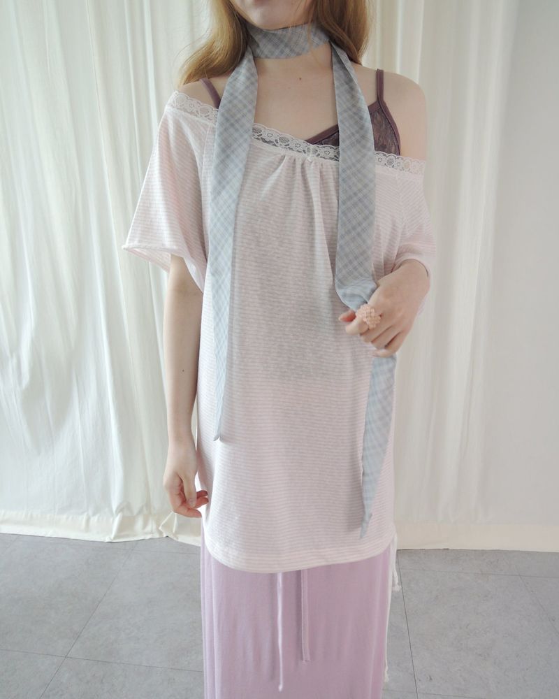 SLIM CHECK SCARF