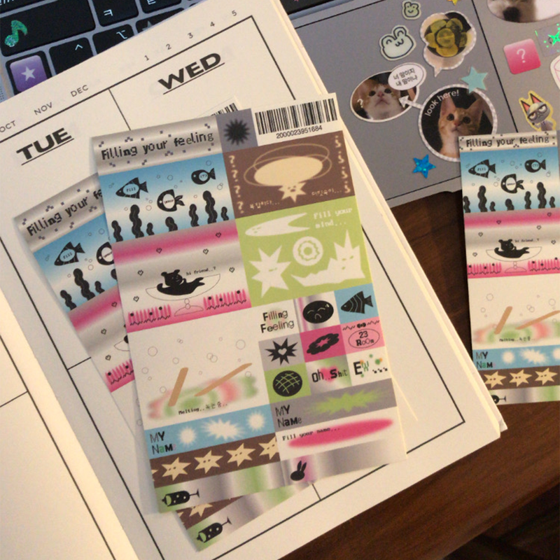 23room(23ルーム)の「filling feeling sticker set (3pcs)()」