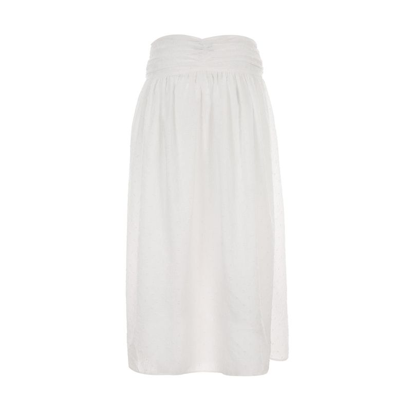 Center drape maxi skirt 002