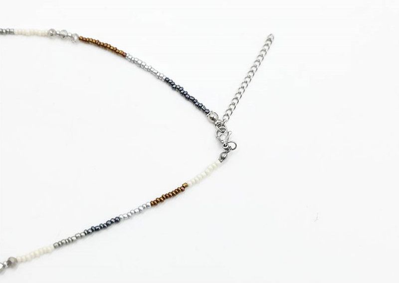 No.0774 color beads necklace