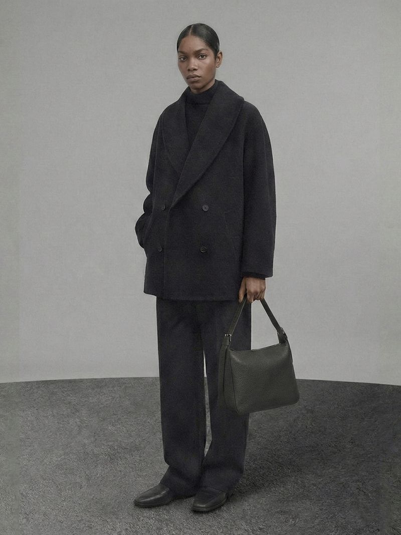 The Mark Small Embossed Black