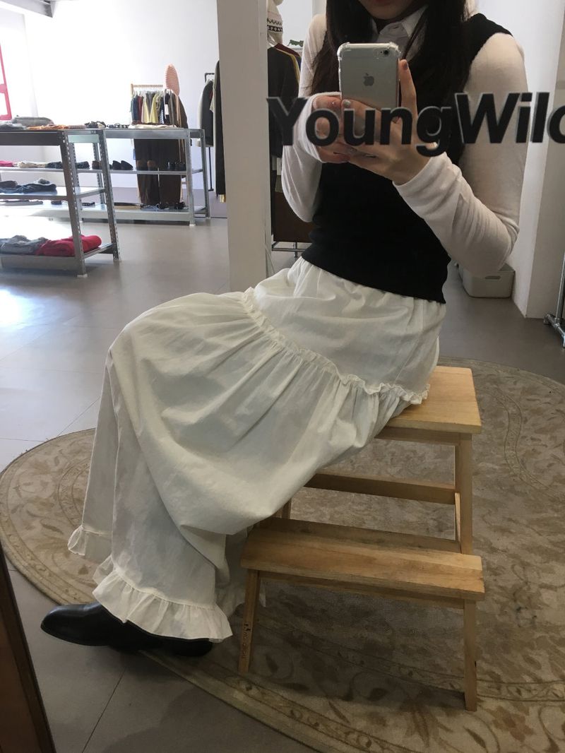 Damien Lowe long skirt (3color)