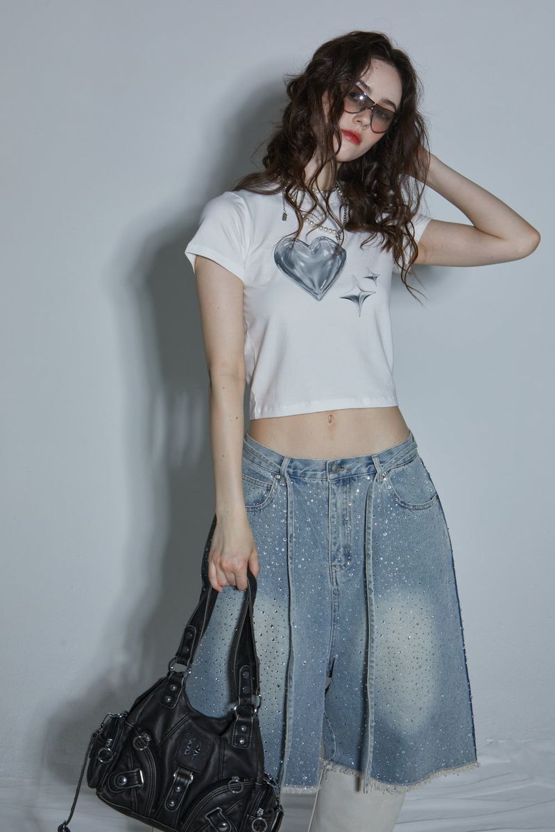 DIA BERMUDA PANTS -LIGHT BLUE