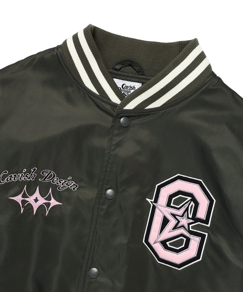CVS BASEBALL JACKET CHARCOAL(CV2ESUJ240A)