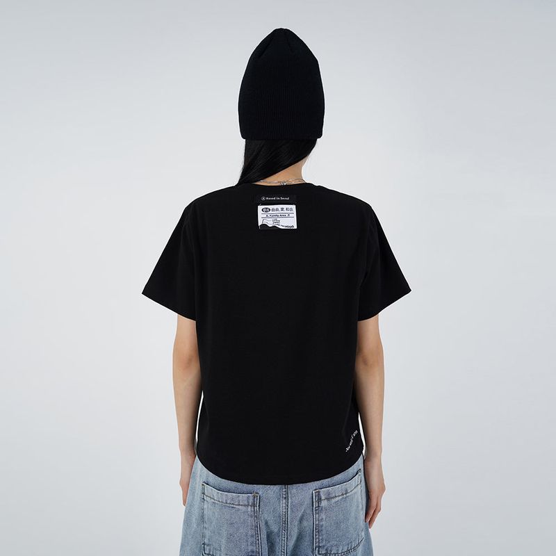 スローガンレギュラーTシャツ