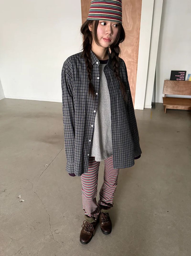 cosy check shirt