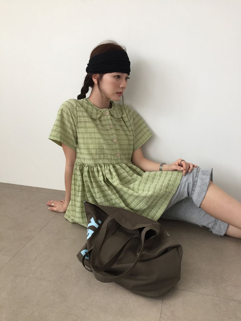 Segno frill capri pants (2color)