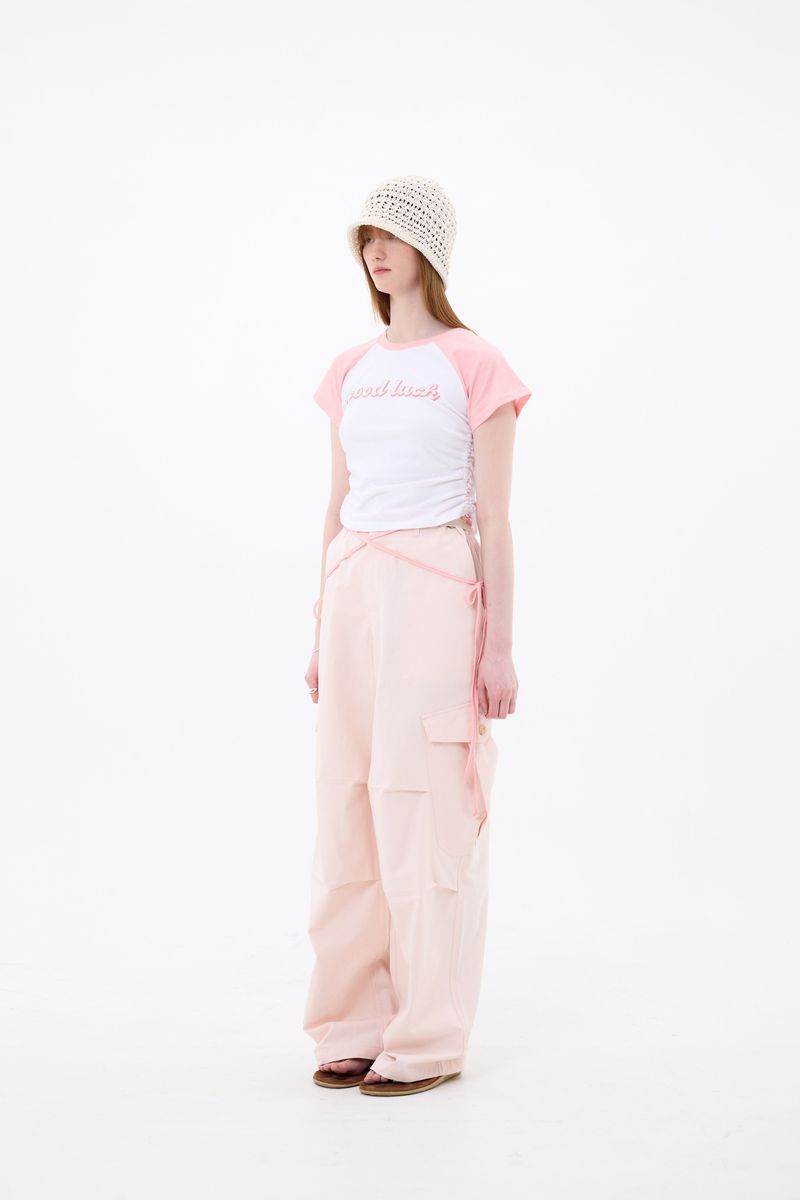 LUNA WIDE PANTS / PINK