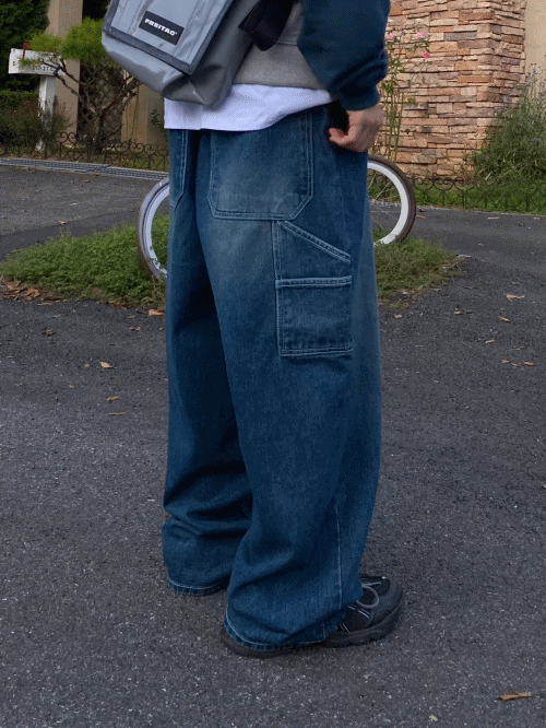 Skipper Balloon Carpenter Denim Pants 2C
