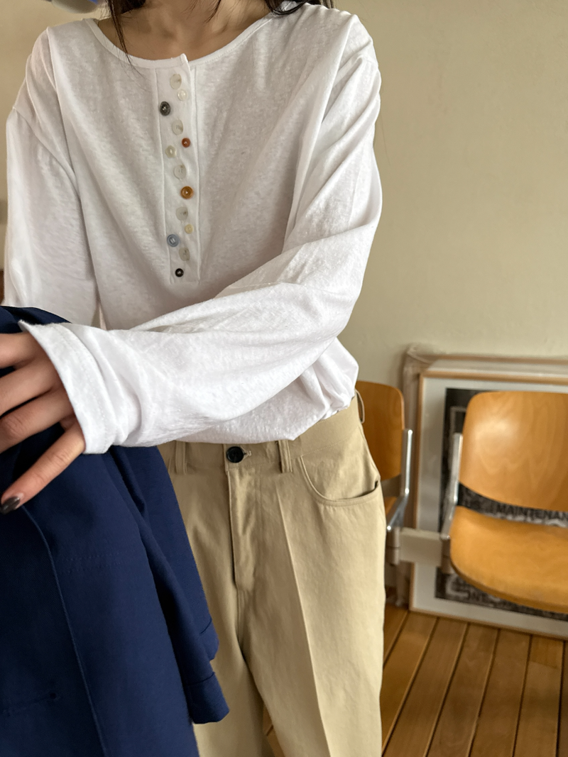 dot pocket pants