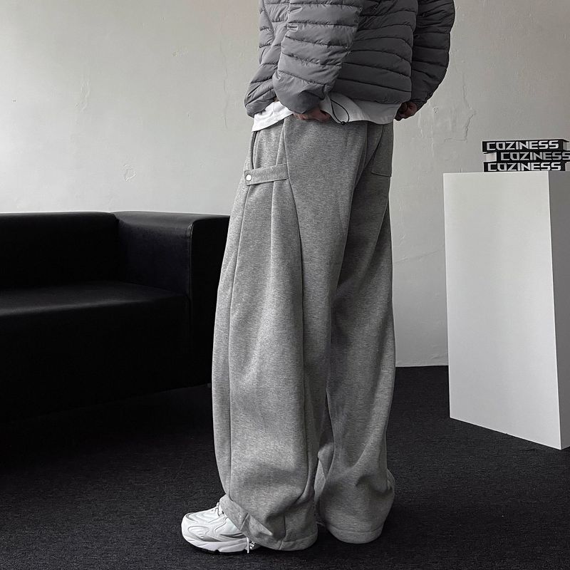SIIO Napping Side Snap Sweat Pants (3 colors)