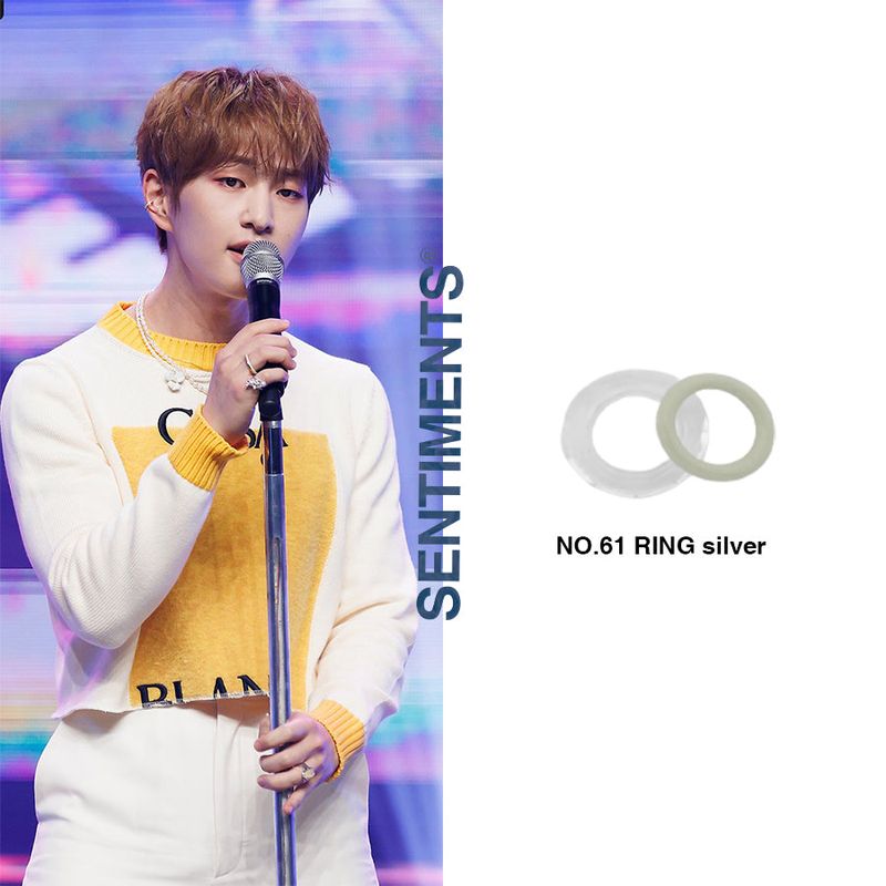 no.61 set ring silver ( #13 size