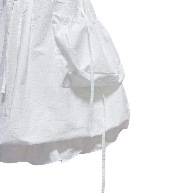 (3color) Frill Around Pocket Balloon Skirt