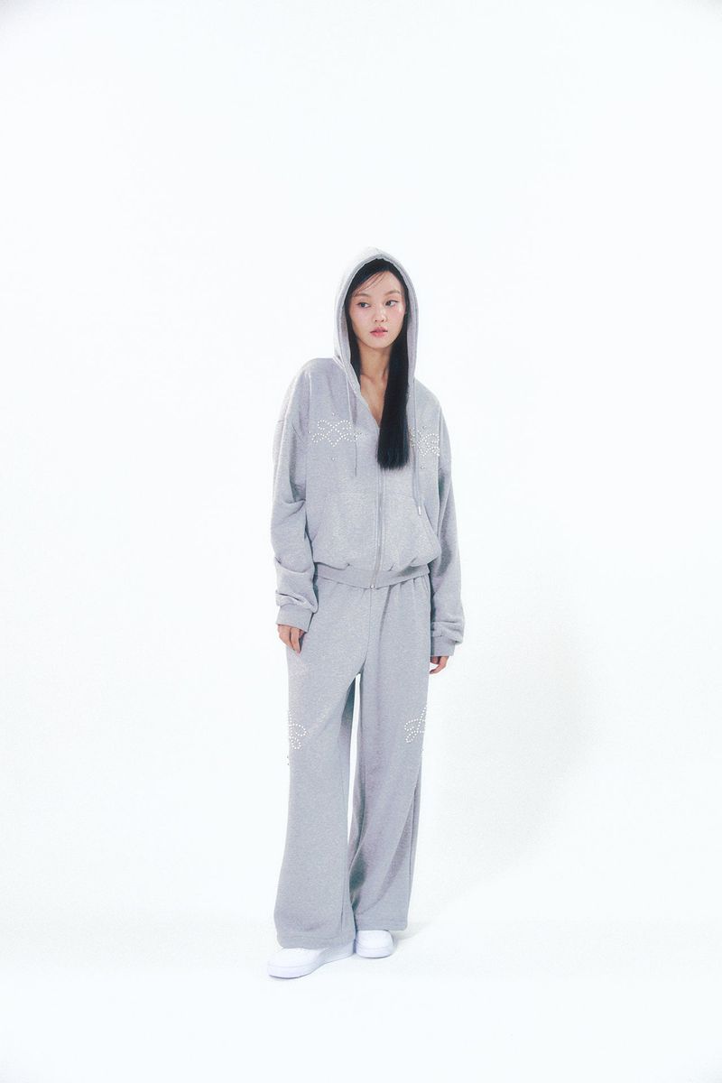 Pearl Track Pants Gray