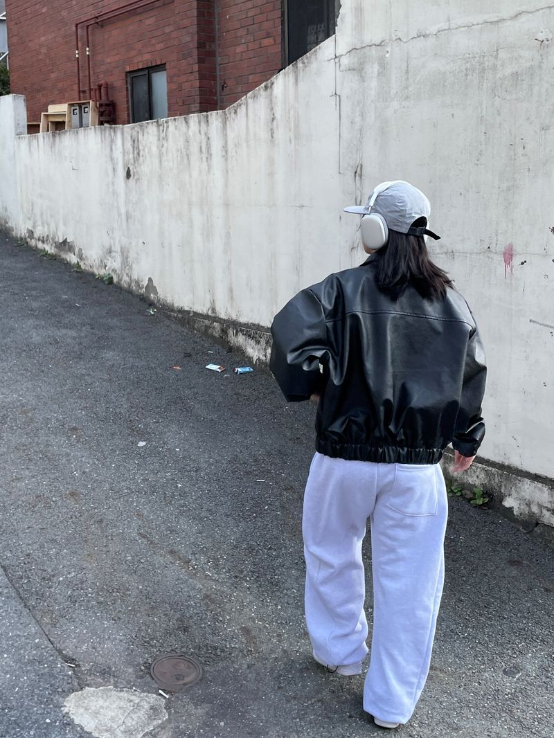 Fabulous two way leather jacket