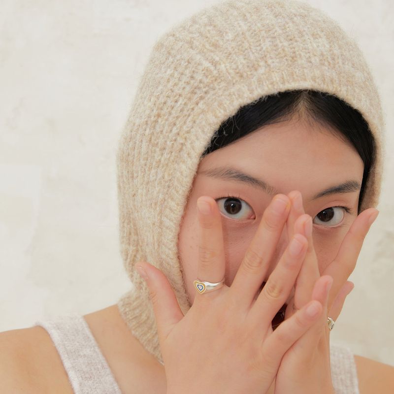 FILLOW（フィロー）の「パフィーダブルハートリング カラー（アクセサリー）」