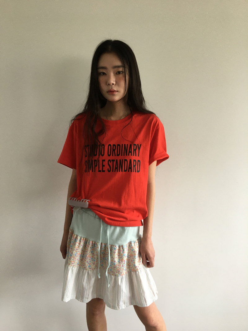Mani patchwork skirt (2color)