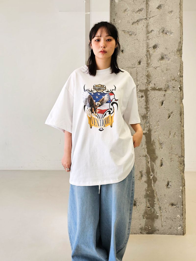 VENTIQUE American Eagle T-shirt 2color