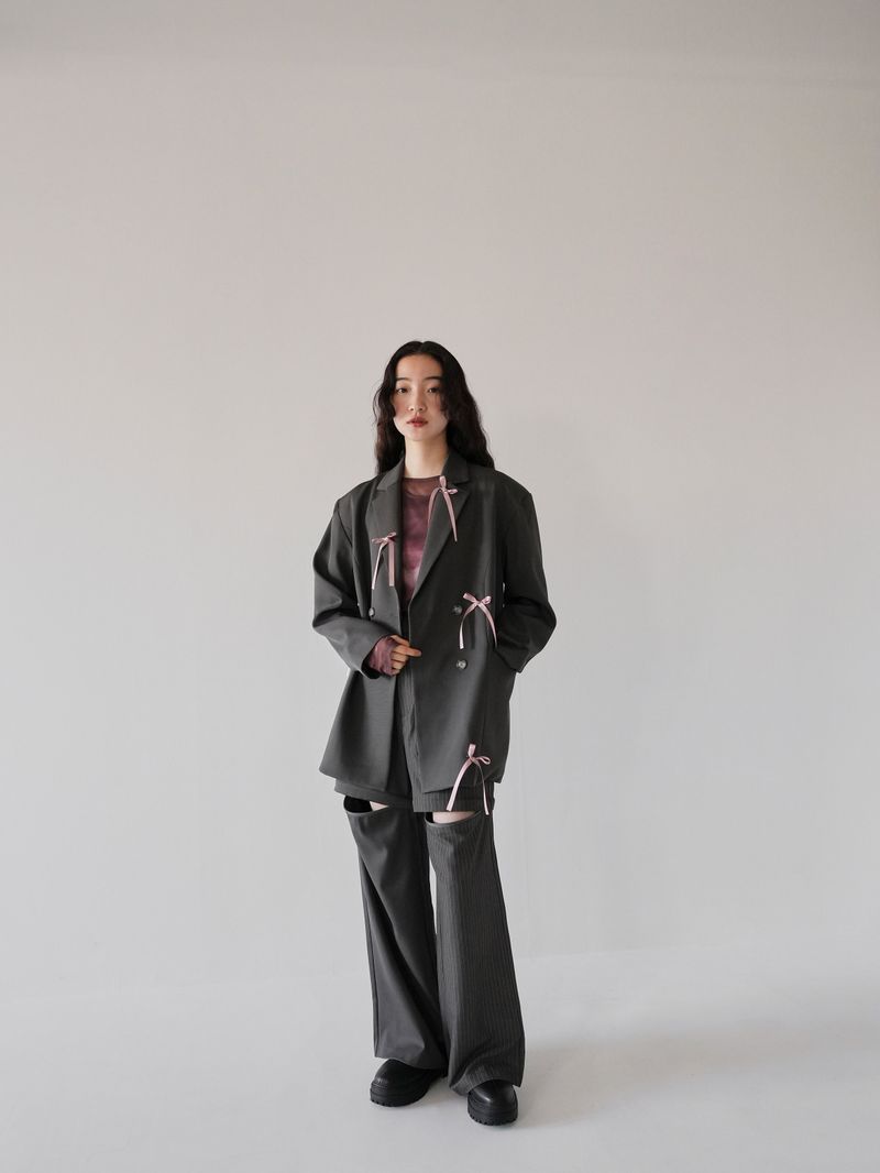 many ribbon jacket