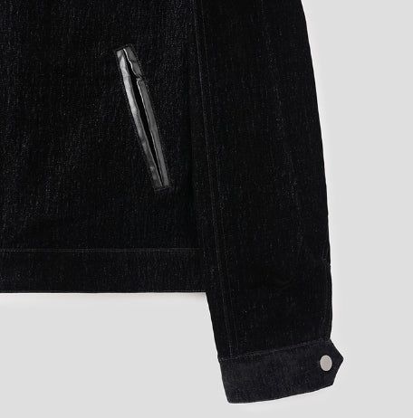 Wiles Velvet Denim Jacket