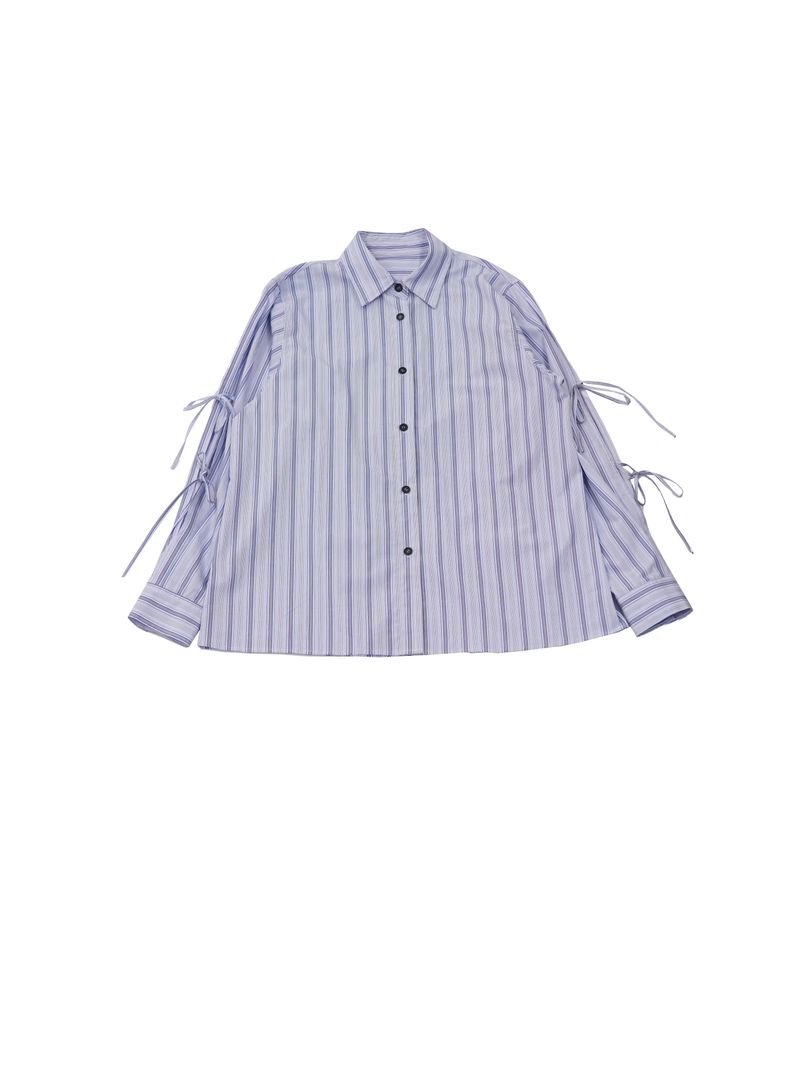 arm ribbon stripe shirt