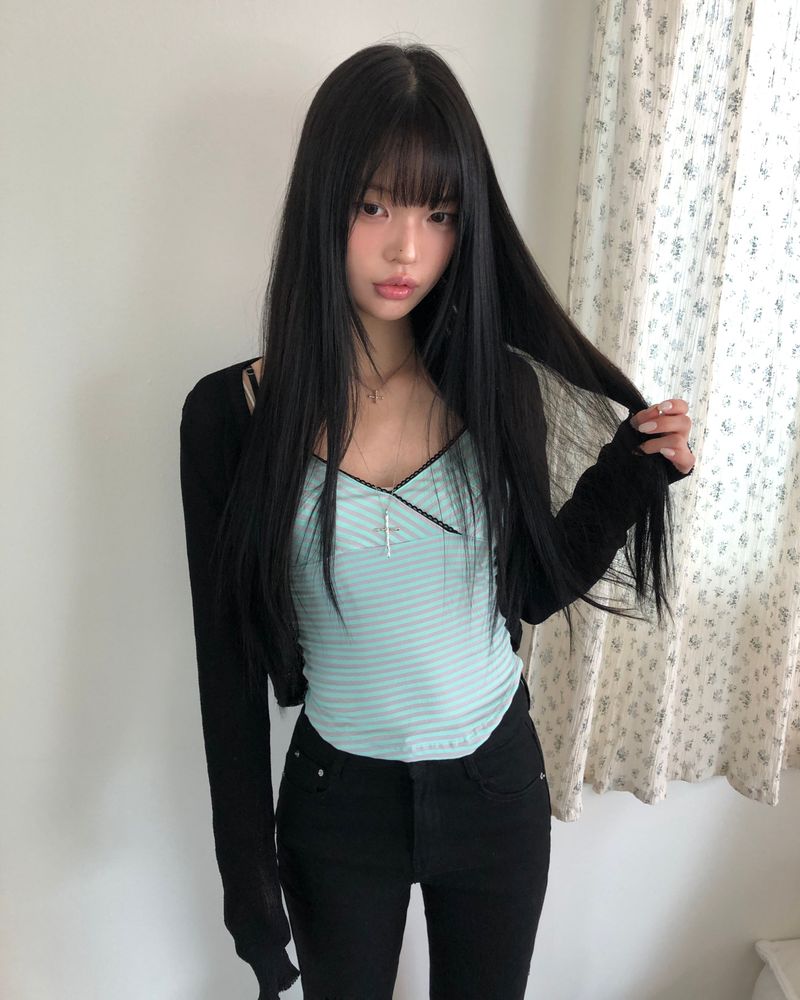 トーニングボレロクロップカーディガン