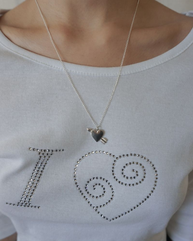 PAIR OF LOVE（ペアオブラブ）の「[925SILVER] CUPID HEART NECKLACE（Accessories）」