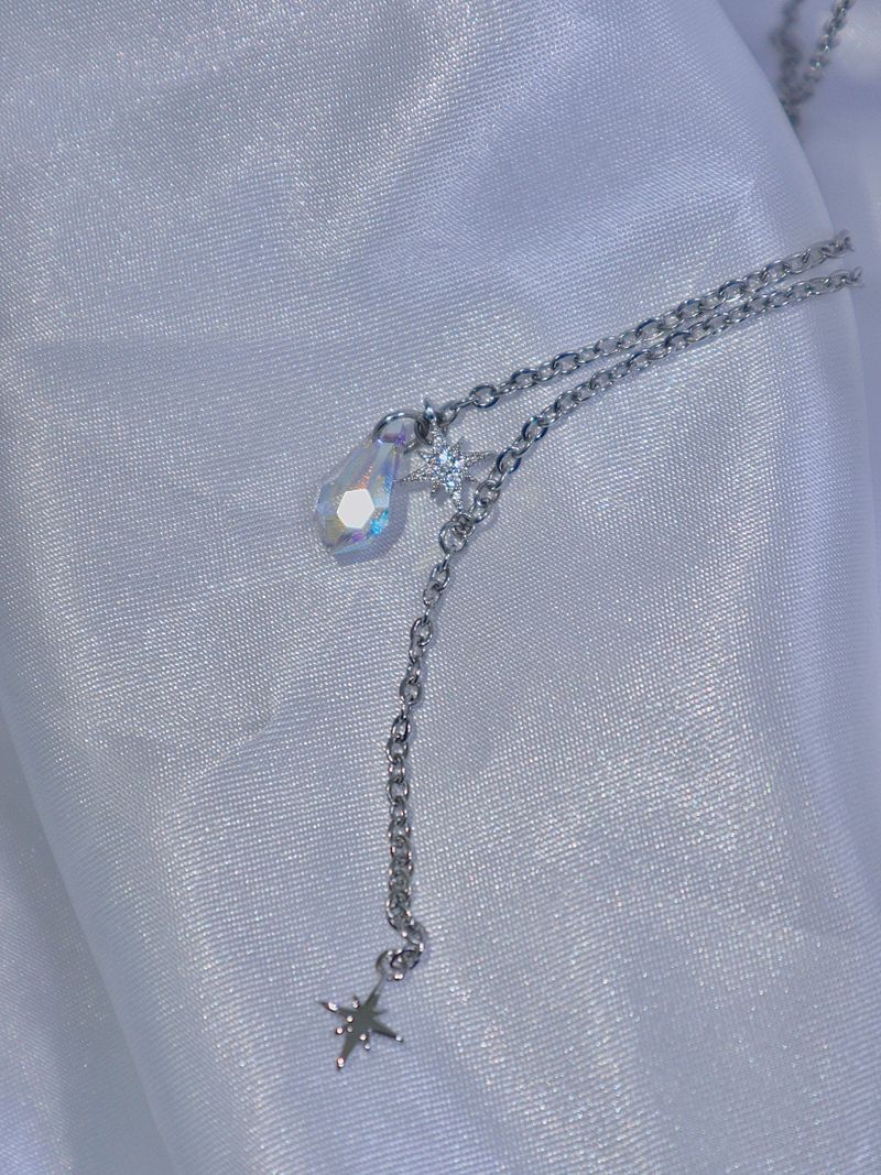 crystal mood necklace