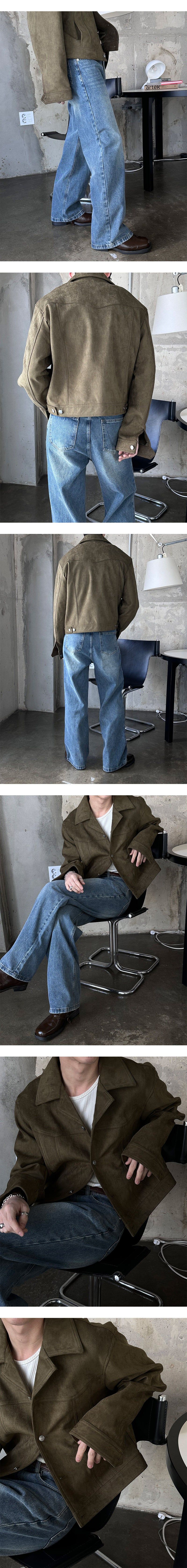  [S/S] Rough suede jacket(3color)
