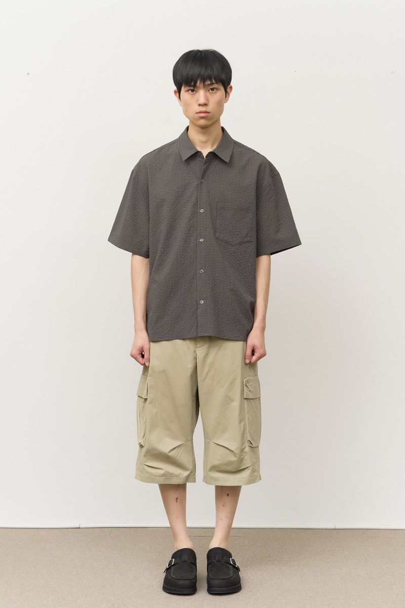 Mars Seersucker Half Shirt